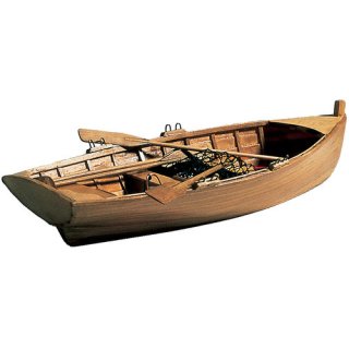 Schiffsmodell Ruderboot Holzmodell L= 300 mm B=100mm