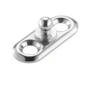 Tenax Unterteil Grundplatte Messing verchromt