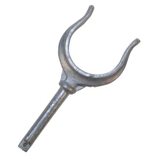Rudergabel offen Stahl verzinkt   D=13 mm  LW=50 mm  L=153 mm  feuerverzinkt