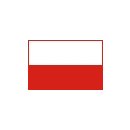 Flagge Polen   30 x 45 cm
