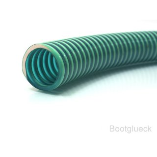 Schlauch PVC grün Spiral 38 mm 1 1/2" 3,5 mm Wandstärke  6 bar