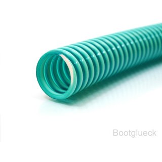 Schlauch PVC grün Spiral 19 mm 3/4"  2,8 mm Wandstärke 6 bar Saug-u.Druckschlauch