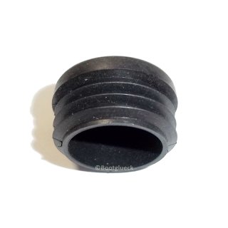 Rohrstopfen Endkappe Kunststoff schwarz   D=20 mm