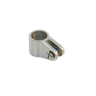Sprayhood Edelstahl Gelenkstück für 22 mm Rohr mit Doppelsteg Schraube M 6 mm