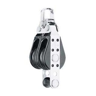 HARKEN H085   Bullet Doppel-Block   8 mm   zweischeibig m. Hundsfott